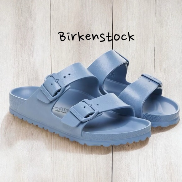 Birkenstock Arizona EVA Sandals - Elemental Blue New In Box Women Size 7/Men 5 - Picture 1 of 6